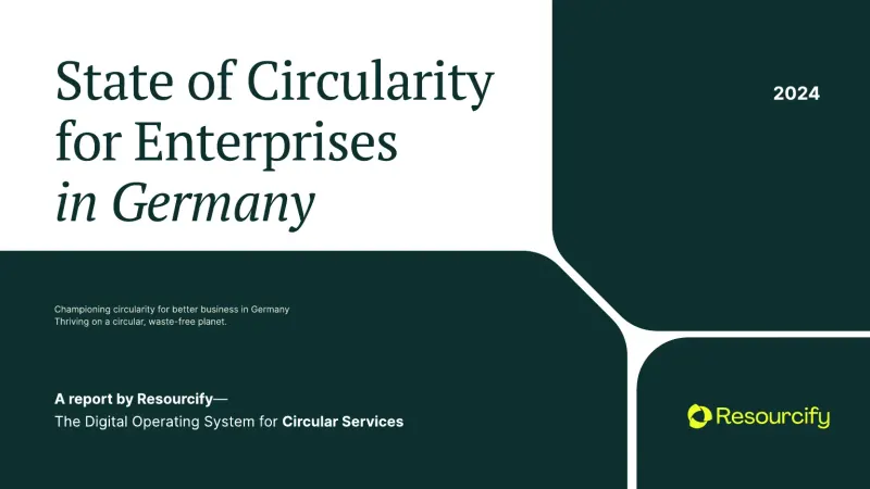Cover of State of Circularity for Enterprises in Germany, 2024